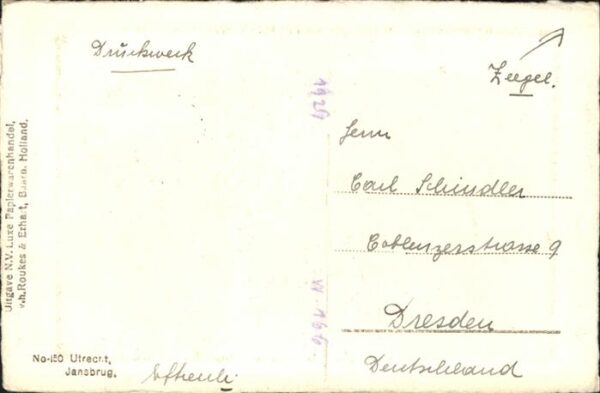 Utrecht Jansbrug Brücke Künstlerkarte – Bild 2