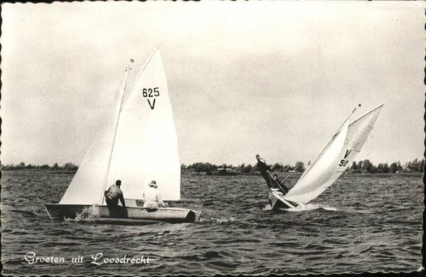 Loosdrecht Loosdrechtsche Plassen See Segelboot Wa