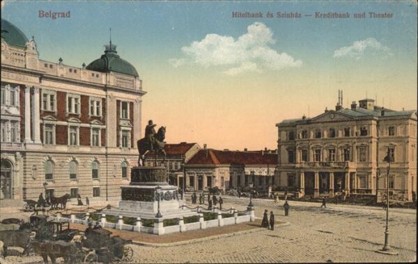 Belgrad Serbien Hitelbank es Szinhaz Kreditbank und The