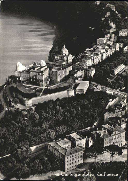Castel Gandolfo Latium Fliegeraufnahme