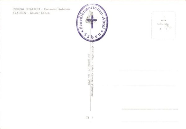 Klausen Eisacktal Suedtirol Kloster Saben – Bild 2