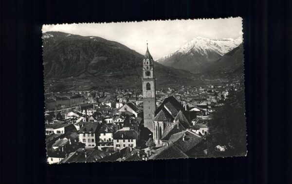 Merano Meran Panorama mit Kirche