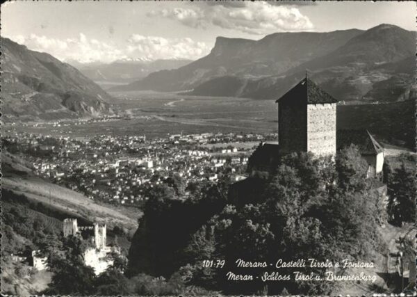 Merano Meran Schloss Tirol und Brunnenburg