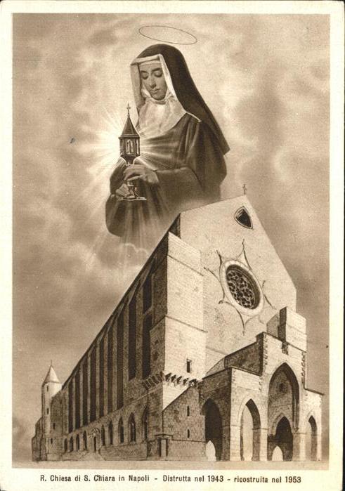 Napoli Neapel Chiesa di S Chiara Marienbildnis