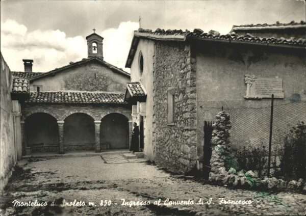 Spoleto Ingresso al Convento di S Francesco