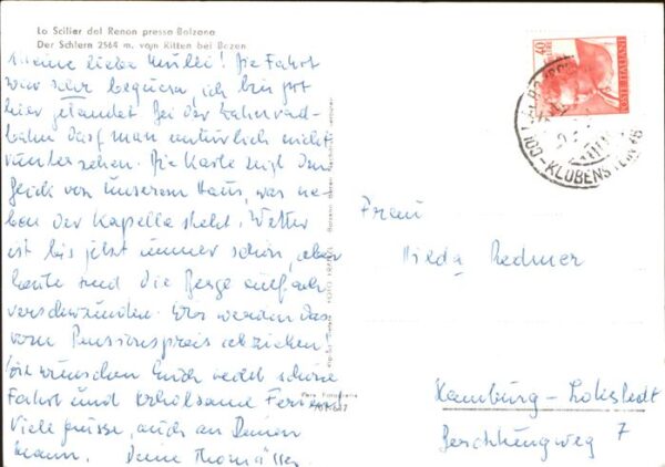 Bozen Suedtirol Der Schlern vom Ritten – Bild 2