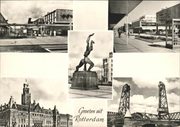 Rotterdam Teilansichten Monument Ossip Zadkines