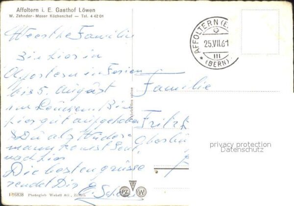 Affoltern Emmental Gasthof Löwen – Bild 2