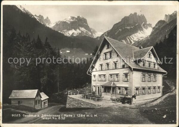 Helvetia Schweiz Gasthasu Sämbrissee