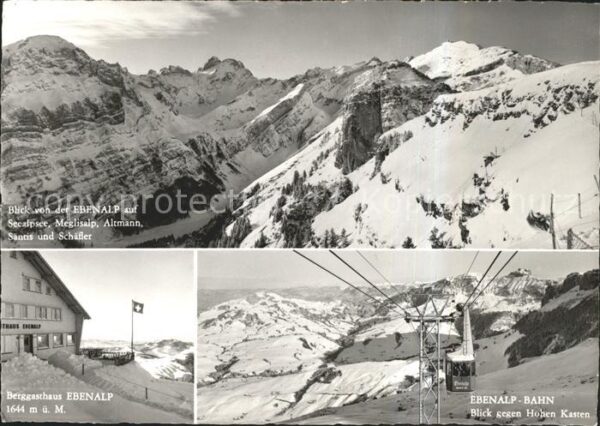 Ebenalp Luftseilbahn Wasserauen Ebenalp Seealps