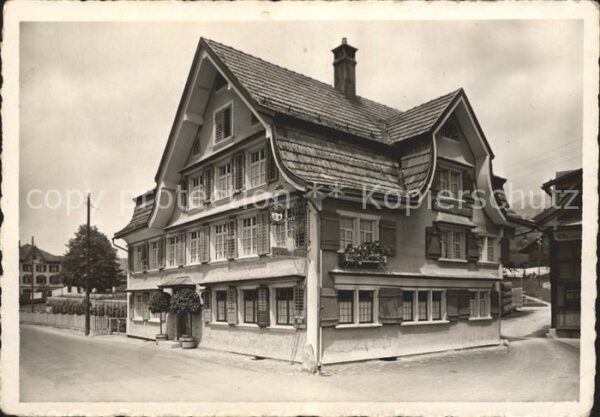 Helvetia Schweiz St. Johann Gasthaus Brücke