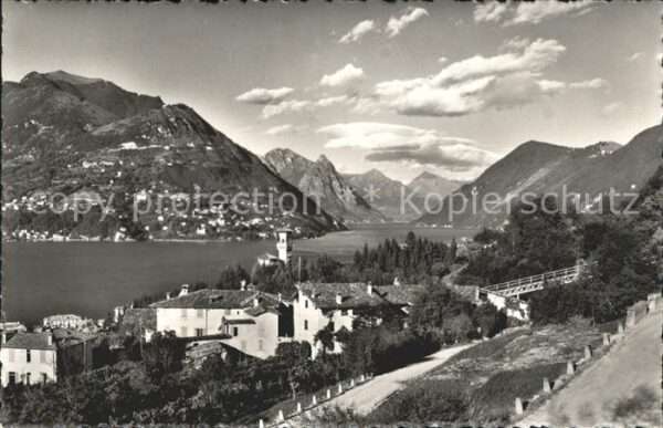 Porlezza Lago di Lugano Panorama Lago di Lugano Monte Bre