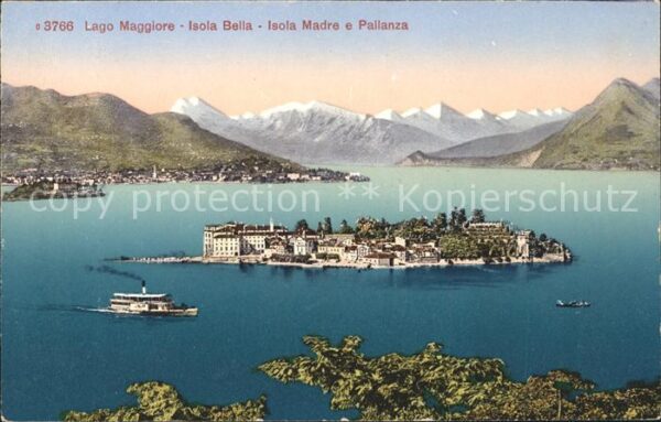 Isola Bella Lago Maggiore Isola Madre e Pallanza Dampfer Alpenpan