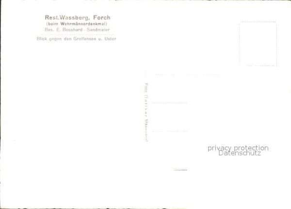 Forch Restaurant Wasserberg Terrasse Greifens – Bild 2