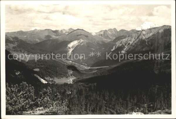 Ortler Passhöhe ins Münstertal Panorama vom Ga