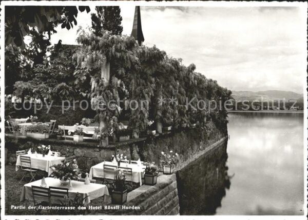 Hurden Zürichsee Hotel Rössli Gartenterrasse