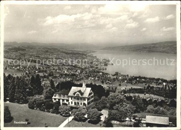 Feusisberg Fliegeraufnahme Hotel Schönfels