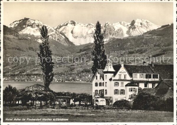 Hurden Hotel Adler im Fischerdorf Zürichsee