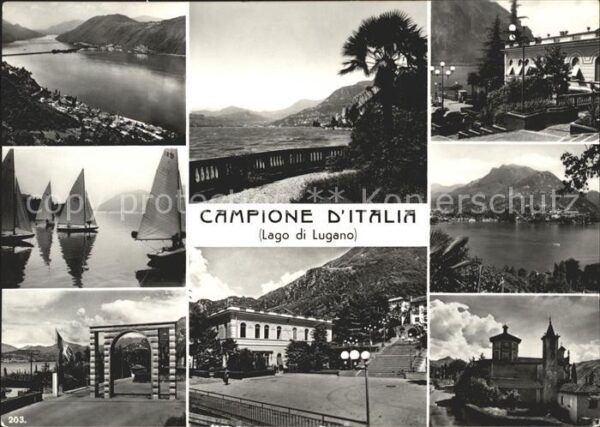 Campione d Italia Teilansichten