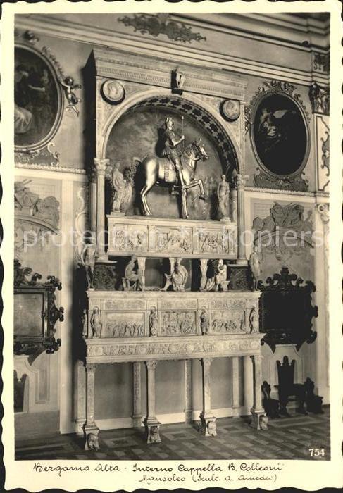Bergamo Interno Capella B Colleoni Mausoleo