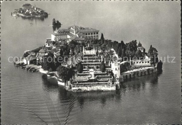 Lago Maggiore Isola Bella Fliegeraufnahme
