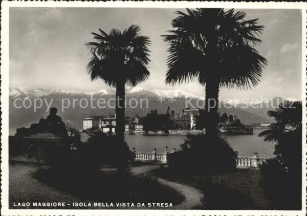 Lago Maggiore Isola Bella vista da Stresa
