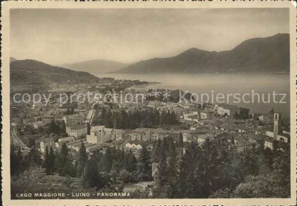 Luino Panorama Lago Maggiore