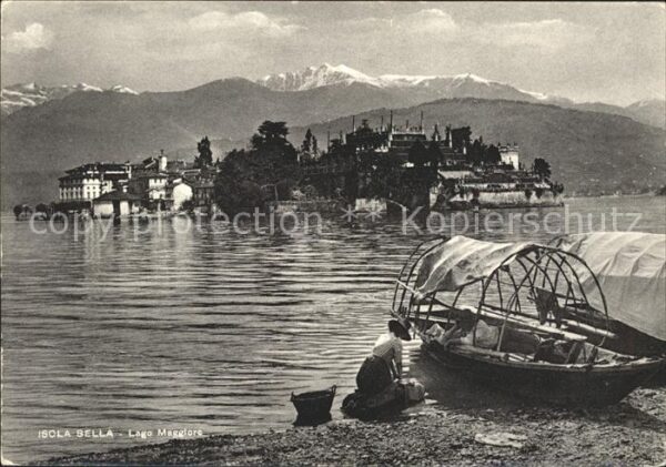 Lago Maggiore Isola Bella Fischerboot
