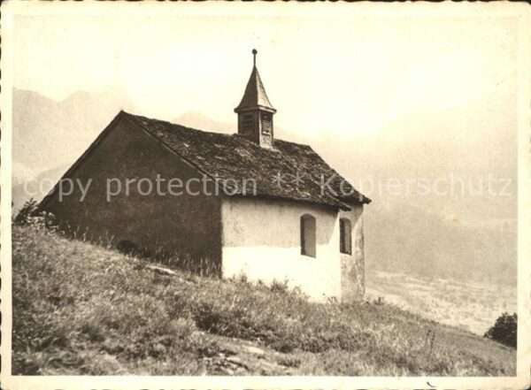 Bad Ragaz Ragatz Bergkapelle Kunstkartenverlag Heerbrugg