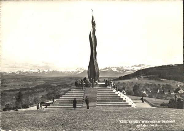 Forch Zürcher Wehrmänner Denkmal Alpenpanoram
