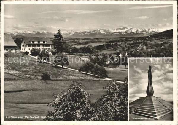 Forch Ausblick vom Restaurant Wasserberg Alpe