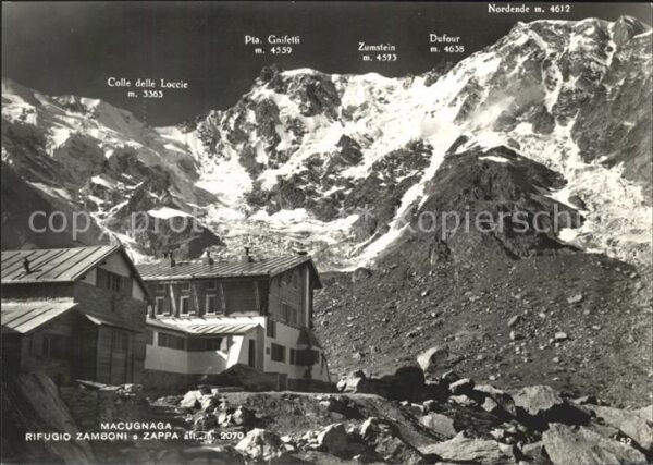 Macugnaga Rifugio Zamboni Zappa Berghaus