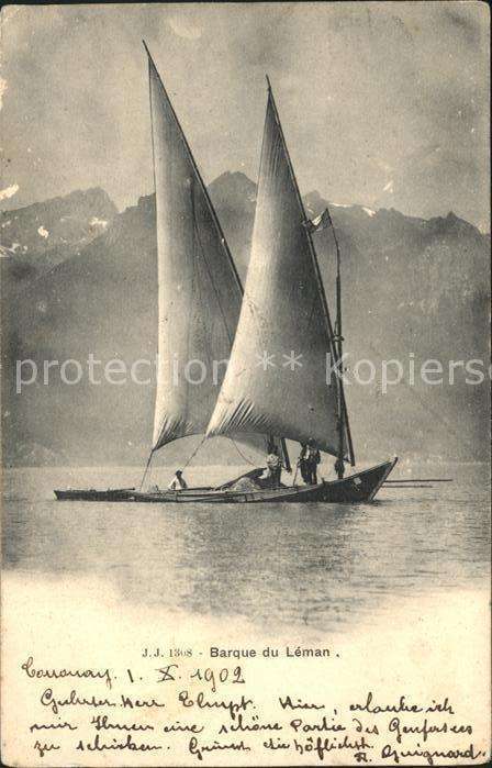 Segelboote Barque du Leman