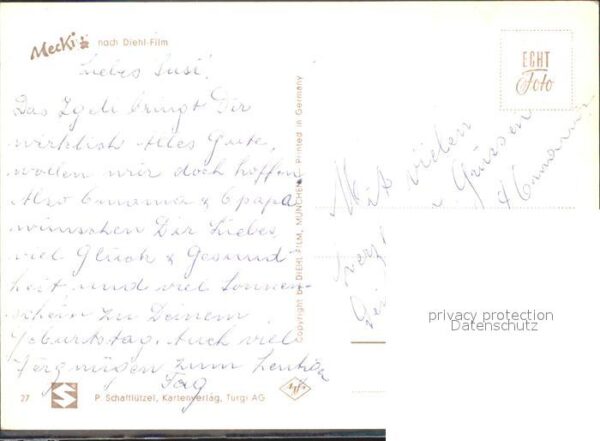 Mecki Nr. 27 Glückwunsch Blumen – Bild 2