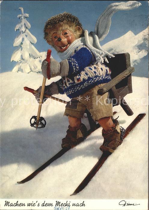 Mecki Nr. 355 Ski Skifahren