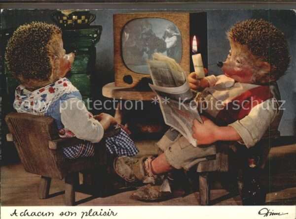 Mecki Nr. 341 Fernseher Zeitung Kerze