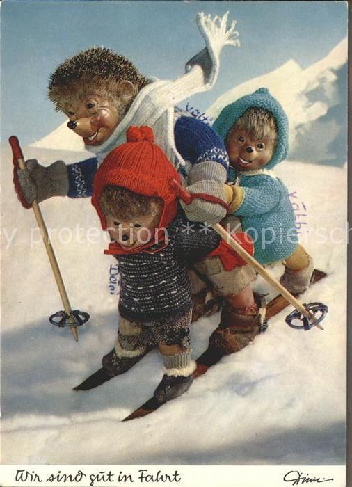 Mecki Nr. 356 Ski Skifahren