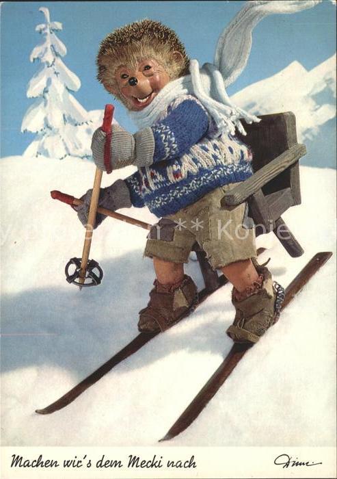 Mecki Nr. 355 Ski Skifahren