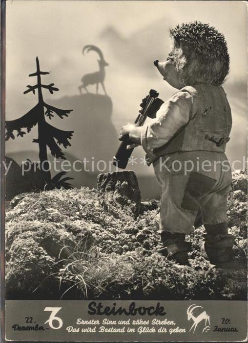 Mecki Nr. 501 Sternzeichen Steinbock Fernrohr