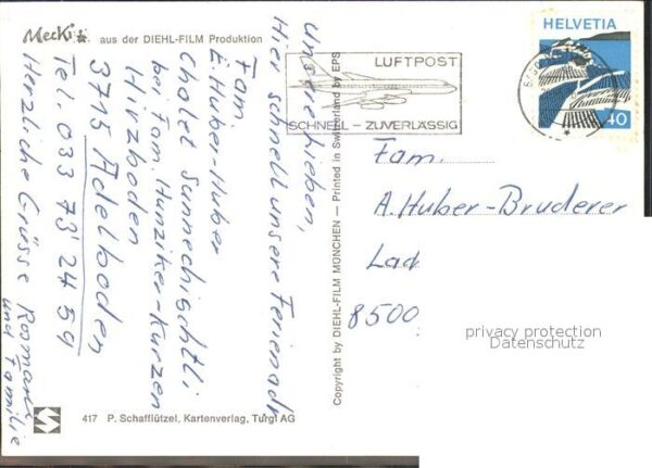 Mecki Nr. 417 Telefon Anruf Blumen – Bild 2