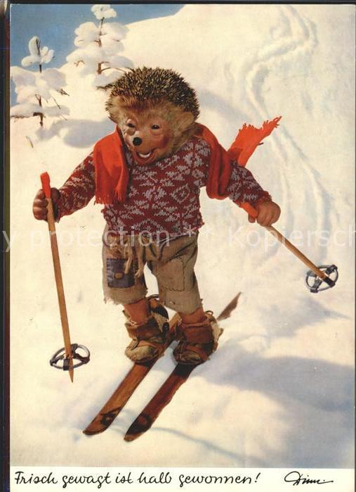 Mecki Nr. 326 Ski Skifahren