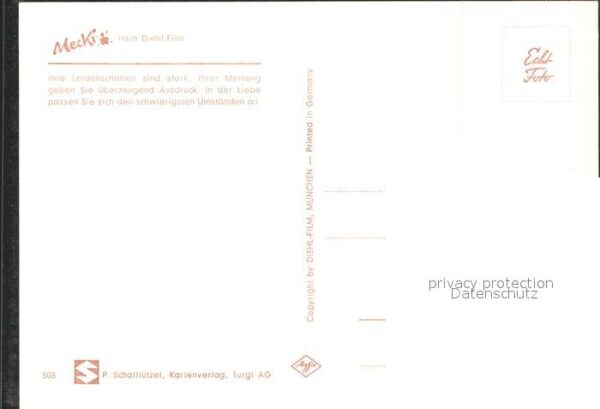 Mecki Nr. 508 Sternzeichen Löwe – Bild 2