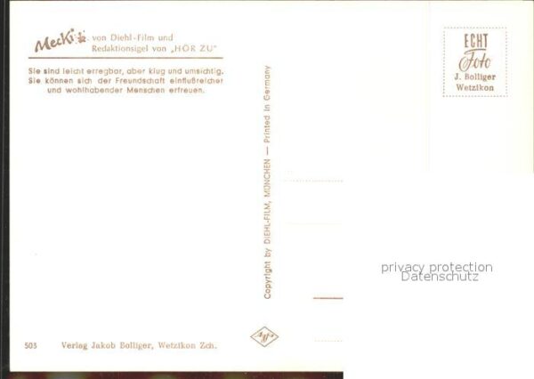 Mecki Nr. 503 Sternzeichen Fisch Fische – Bild 2