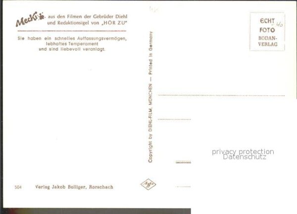 Mecki Nr. 504 Sternzeichen Widder – Bild 2