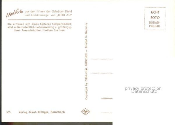 Mecki Nr. 505 Sternzeichen Stier Staffelei malen – Bild 2