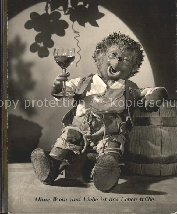 Mecki Nr. 8 Wein Trauben Fass