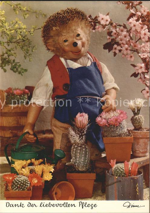 Mecki Nr. 410 Kakteen Gießkanne Blüten