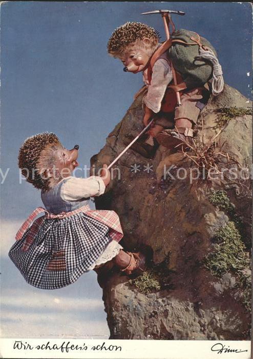 Mecki Nr. 313 Bergsteigen Eispickel Rucksack