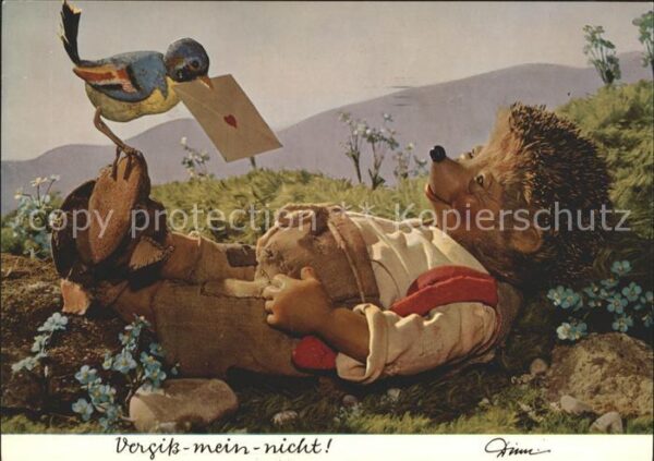 Mecki Nr. 303 Vogel Brief Vergiss-mein-nicht