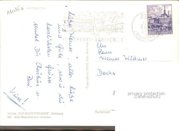 Mecki Nr. 303 Vogel Brief Vergiss-mein-nicht – Bild 2